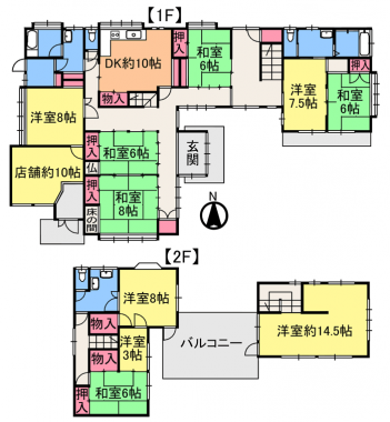 建物間取図