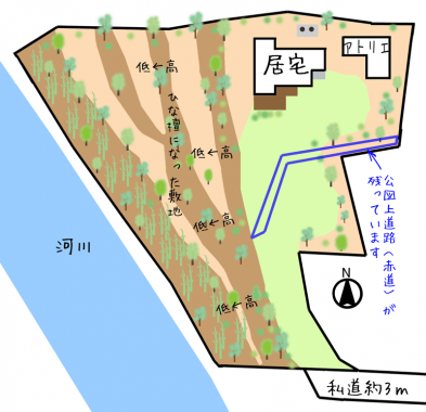 敷地概略図