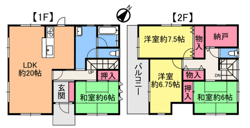 建物間取図