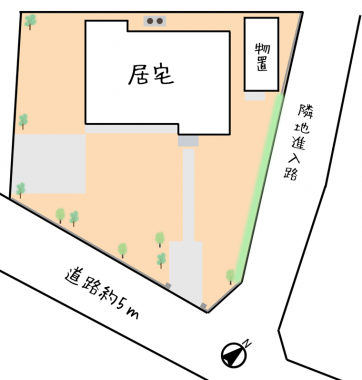 敷地概略図