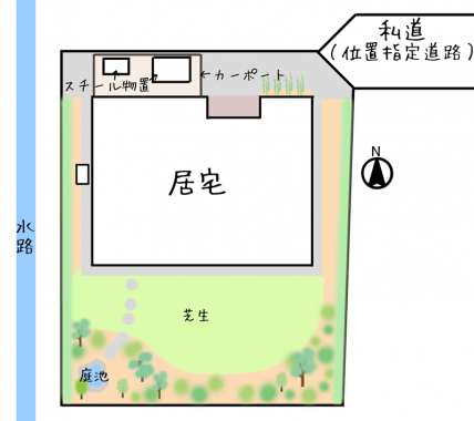敷地概略図