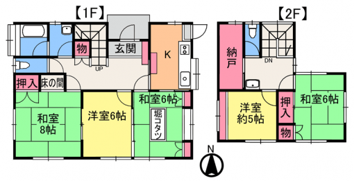 建物間取図