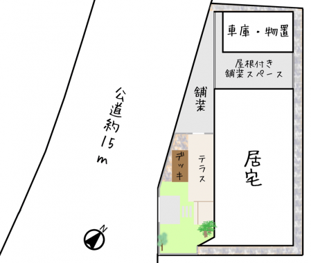 敷地概略図