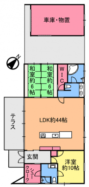 建物間取図
