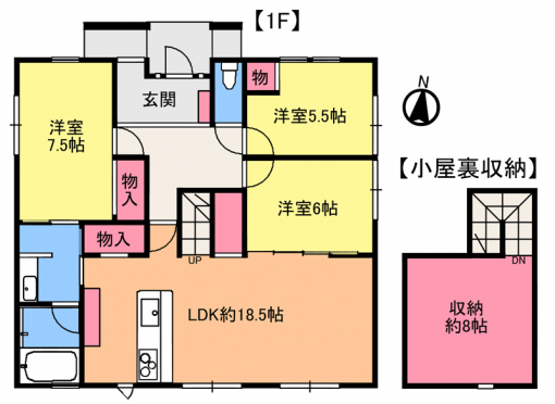 建物間取図
