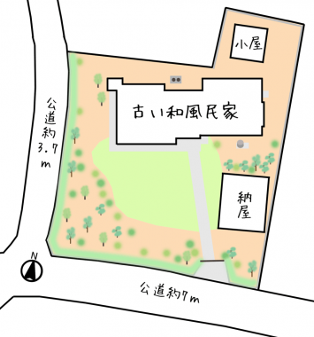 敷地概略図