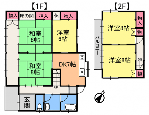 建物間取図