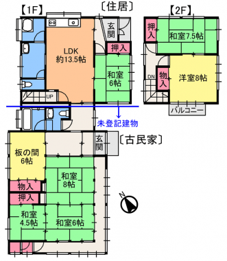 建物間取図