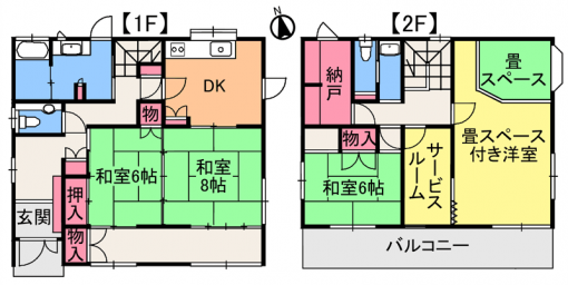 建物間取図