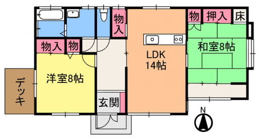 建物間取図