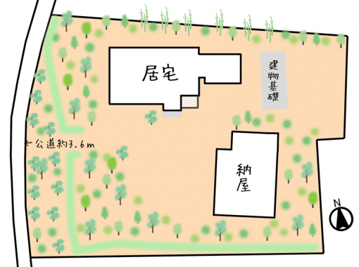 敷地概略図