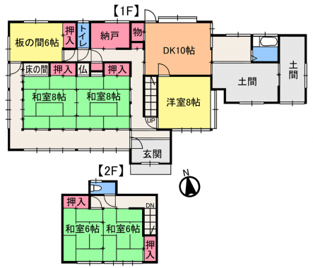 建物間取図