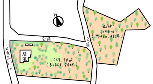敷地概略図