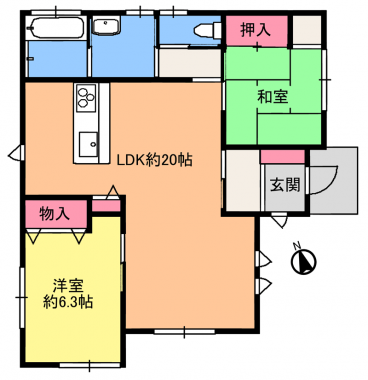 建物間取図