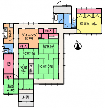 建物間取図