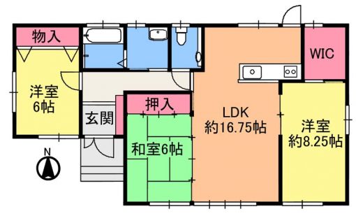 建物間取図
