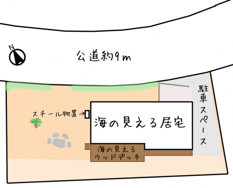 敷地概略図