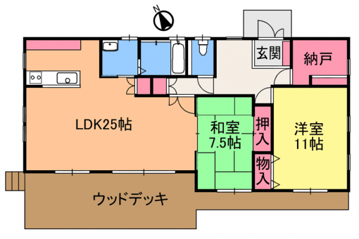 建物間取図