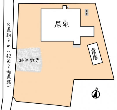 敷地概略図