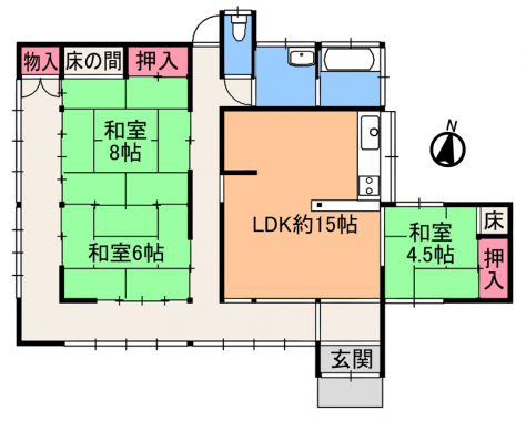 建物間取図