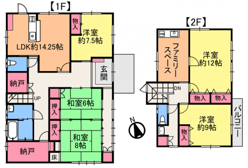 建物間取図