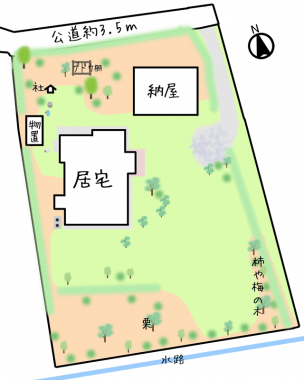 敷地概略図